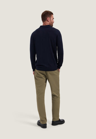 POLO HOMME DESTIN BUTTON POLO MARINE MARINE