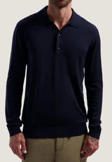 POLO HOMME DESTIN BUTTON POLO MARINE MARINE