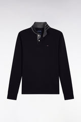 POLO HOMME CONTR NOIR NOIR