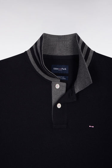 POLO HOMME CONTR NOIR NOIR
