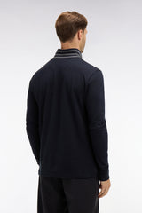 POLO HOMME CONTR NOIR NOIR