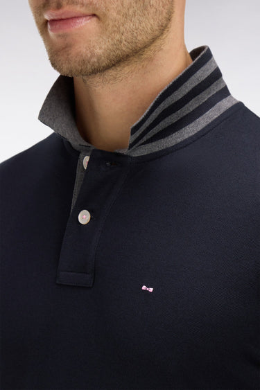 POLO HOMME CONTR NOIR NOIR