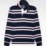 POLO HOMME MANCHES LONGUES MARINE MARINE