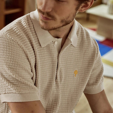 POLO HOMME RISOUX ECRU ECRU