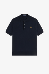 POLO HOMME COTTON KNITTED MARINE 608 MARINE 608