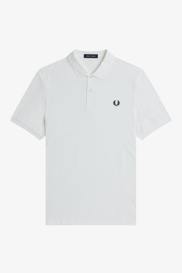 POLO HOMME PLAIN FRED PERRY BLANC BLANC