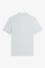 POLO HOMME PLAIN FRED PERRY BLANC BLANC