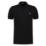 POLO HOMME PLAIN FRED PERRY NOIR NOIR