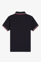 POLO HOMME SLIM FIT MARINE / BORDEAUX Marine / Bordeaux