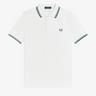 POLO HOMME TWIN TIPPED BLANC 02C BLANC 02C
