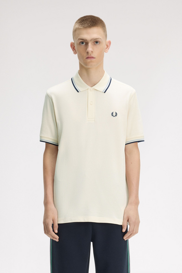 POLO HOMME TWIN TIPPED ECRU 94B ECRU 94B