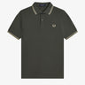 POLO HOMME TWIN TIPPED KAKI U98 KAKI U98