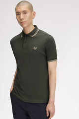 POLO HOMME TWIN TIPPED KAKI U98 KAKI U98