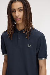 POLO HOMME TWIN TIPPED MARINE 72C MARINE 72C