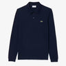 POLO HOMME RIBBED COLLAR MARINE MARINE