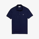 POLO HOMME RIBBED COLLAR MARINE MARINE