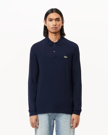 POLO HOMME RIBBED COLLAR MARINE MARINE