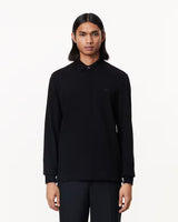 POLO HOMME RIBBED COLLAR NOIR NOIR