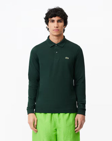 POLO HOMME RIBBED COLLAR VERT VERT