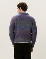 POLO HOMME GRADIENT KNITTED VIOLET VIOLET