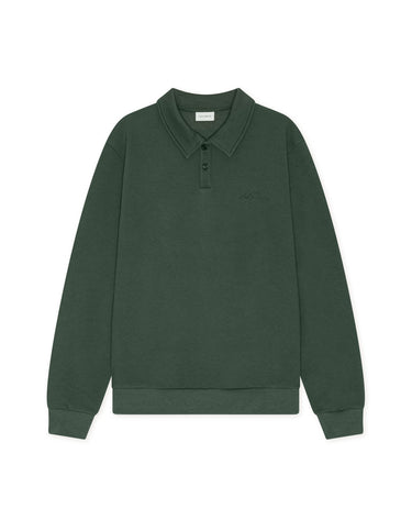 POLO HOMME PIQUE VERT VERT
