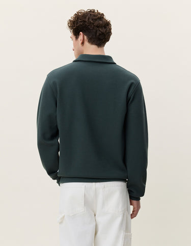 POLO HOMME PIQUE VERT VERT