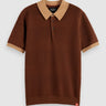 POLO HOMME MARRON MARRON