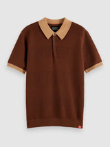 POLO HOMME MARRON MARRON