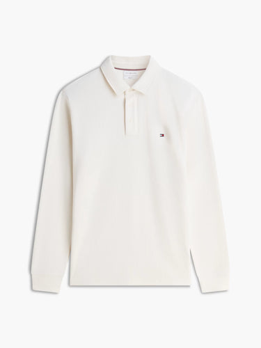 POLO HOMME LS WAFFLE REG IVOIRE IVOIRE