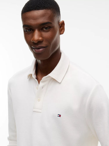 POLO HOMME LS WAFFLE REG IVOIRE IVOIRE