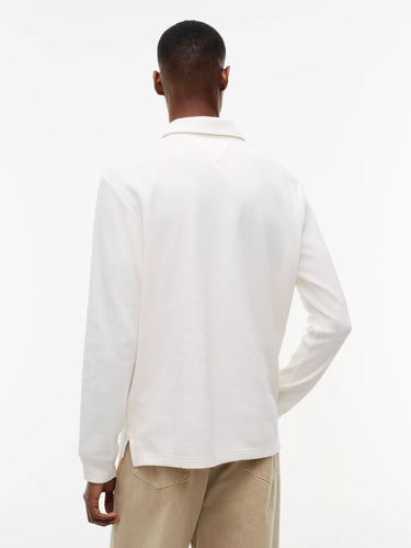 POLO HOMME LS WAFFLE REG IVOIRE IVOIRE