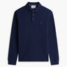 POLO HOMME LS WAFFLE REG MARINE MARINE