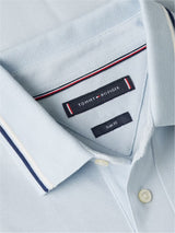 POLO HOMME TIPPED SLIM FIT CIEL CIEL