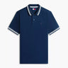 POLO HOMME REG TIPPED MARINE MARINE