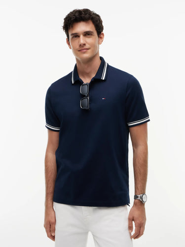 POLO HOMME REG TIPPED MARINE MARINE
