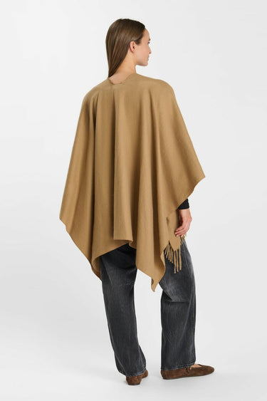 PONCHO FEMME ETER CAMEL CAMEL