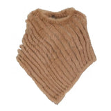 PONCHO FEMME DAVOS MARRON MARRON