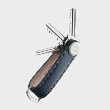 PORTE-CLE LEATHER MARINE MARINE