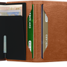 PORTE-FEUILLE PREM MINIWALLET EMBOSS LINES COGNAC COGNAC