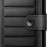 PORTE-FEUILLE PREM MINIWALLET EMBOSS LINES NOIR NOIR