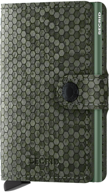 PORTE-FEUILLE SLIMWALLET HEXAGON VERT VERT
