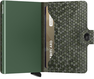 PORTE-FEUILLE SLIMWALLET HEXAGON VERT VERT
