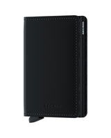 PORTE-FEUILLE SLIMWALLET MATTE NOIR NOIR