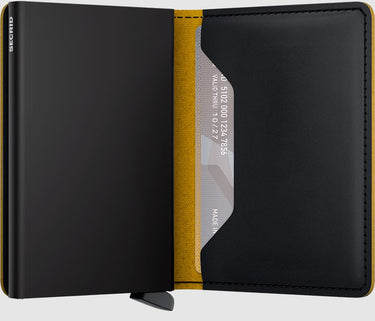 PORTE-FEUILLE SLIMWALLET MATTE NOIR NOIR