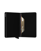 PORTE-FEUILLE SLIMWALLET MATTE NOIR NOIR