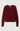 PULL FEMME AMPLE ML CR BORDEAUX BORDEAUX