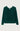 PULL FEMME AMPLE ML CR VERT FONCE VERT FONCE