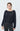 PULL FEMME BOULE ML COL BATEAU NOIR NOIR