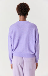 PULL FEMME OUITY VIOLA CHINE VIOLA CHINE