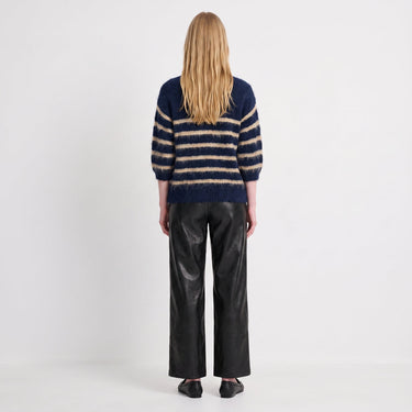 Pull Artlove Dado rayé marine – vue 3